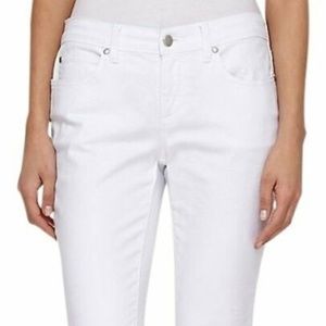 EILEEN FISHER 6 White Jeans Organic Cotton 29” Inseam
